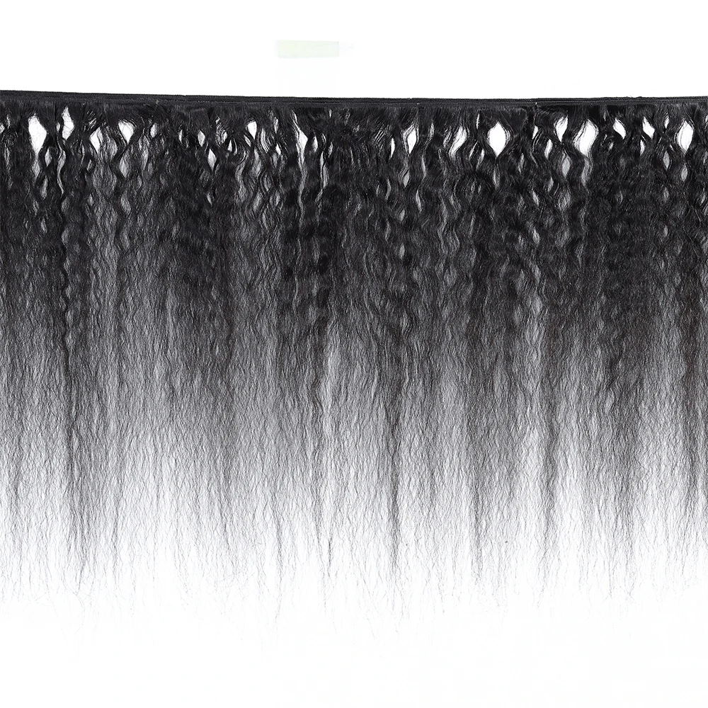 Волнистые прямые человеческие волосы пряди Remy для наращивания бразильские