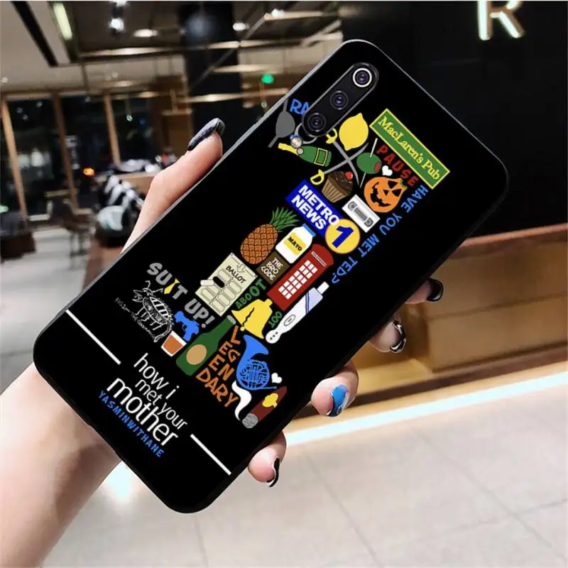 Чехол How I meet Your Mother черный мягкий чехол для телефона Huawei Honor 30 20 10 9 8 8x 8c v30 Lite view pro |