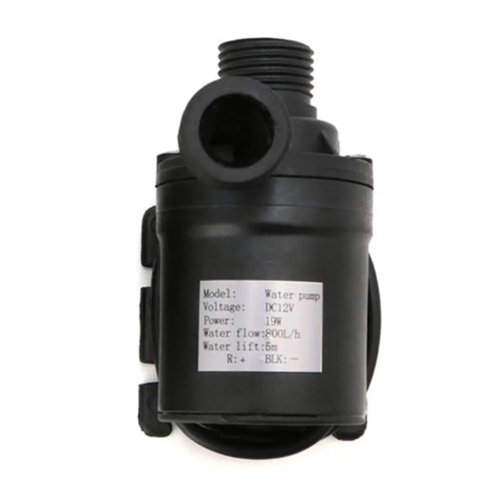 Крайне низкий уровень шума Мини DC12/24V 800L/ч бесщеточный двигатель погружной