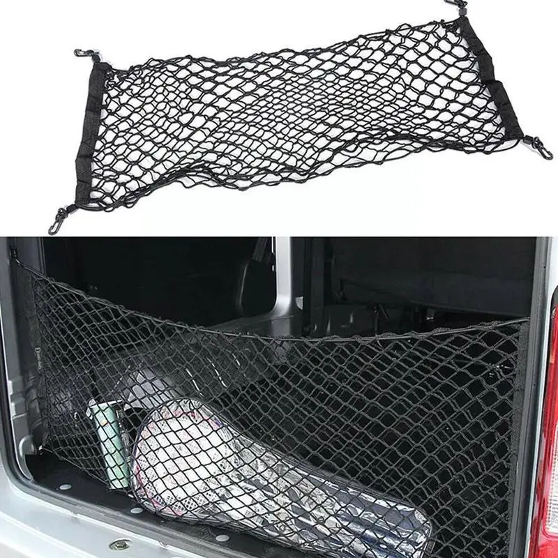 

Сетка для хранения для багажника автомобиля, автомобильная грузовая сетка для грузовика, эластичная сетка, сетка с сеткой, Универсальные За...