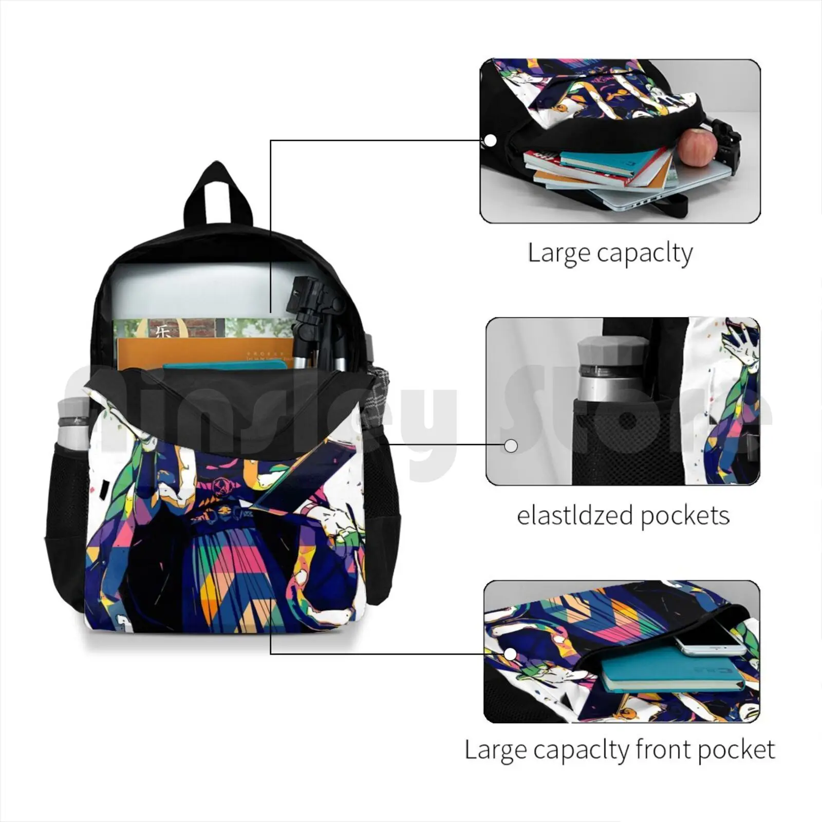 Походный рюкзак водонепроницаемая походная игра поп-арт