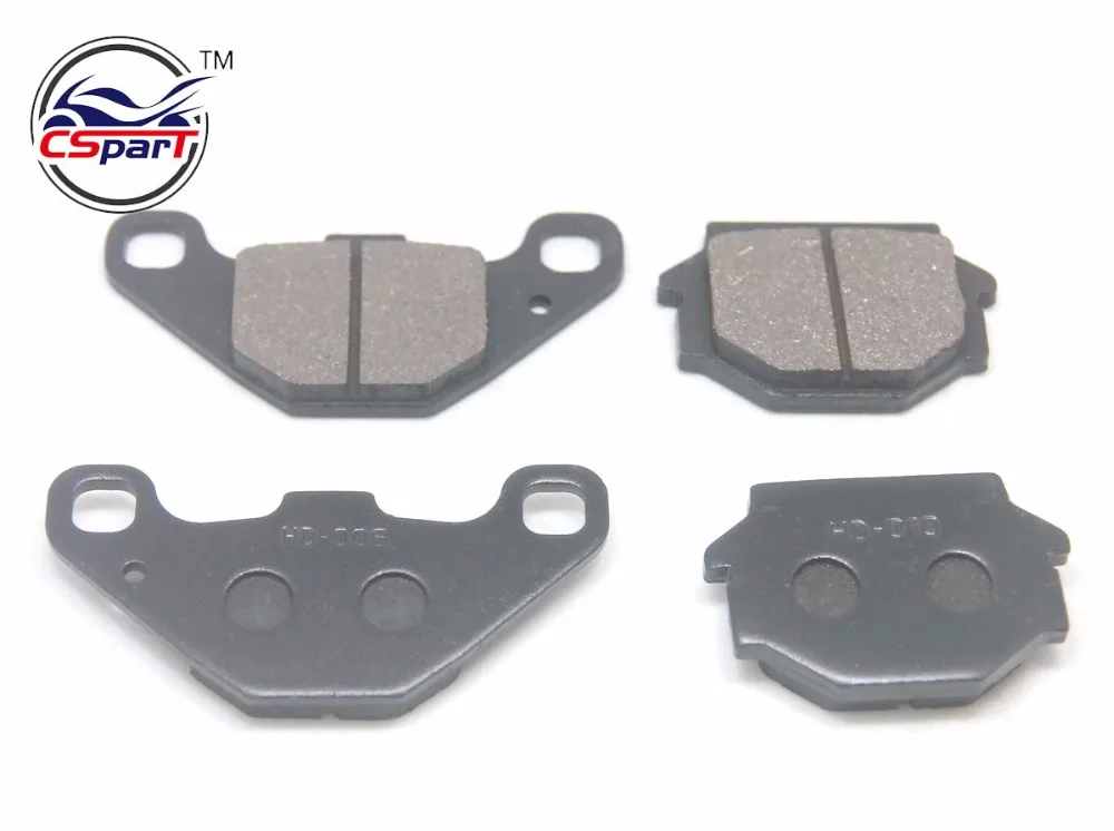 2 пары полуметаллических тормозных колодок без асбеста для KAWASAKI KLE ZZR 250 ZXR250 KLE500 EX500