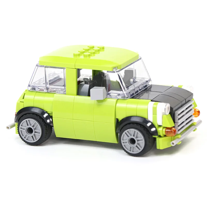 

MOC 39171 Green Mini Car Mr. Bean's Mini Green Truck DIY Building Blocks Puzzle Children's Toy Gift