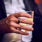 Одноцветные кольца из карбида вольфрама черного цвета обручальные мужские кольца t для мужчин ювелирные изделия