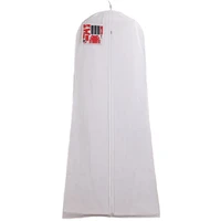 white 180cm women%e2%80%99s dress and gown large travel garment storage bags with id window wedding dress garment protection covers bags