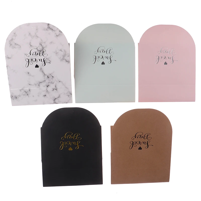 1 шт. творческий простой Мрамор Стиль Подарочная коробка Творческий крафт Бумага