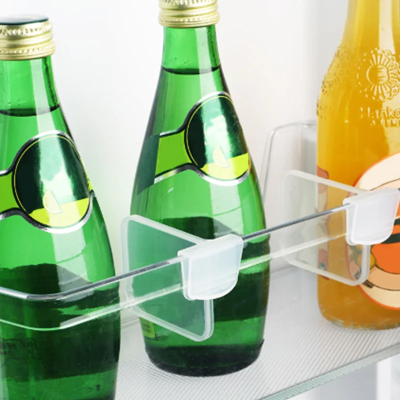 

Refrigerator Storage Partition Board Free Combination Plastic Kitchen Tools Snap Type Bottle Can Shelf Sorting Partition Board