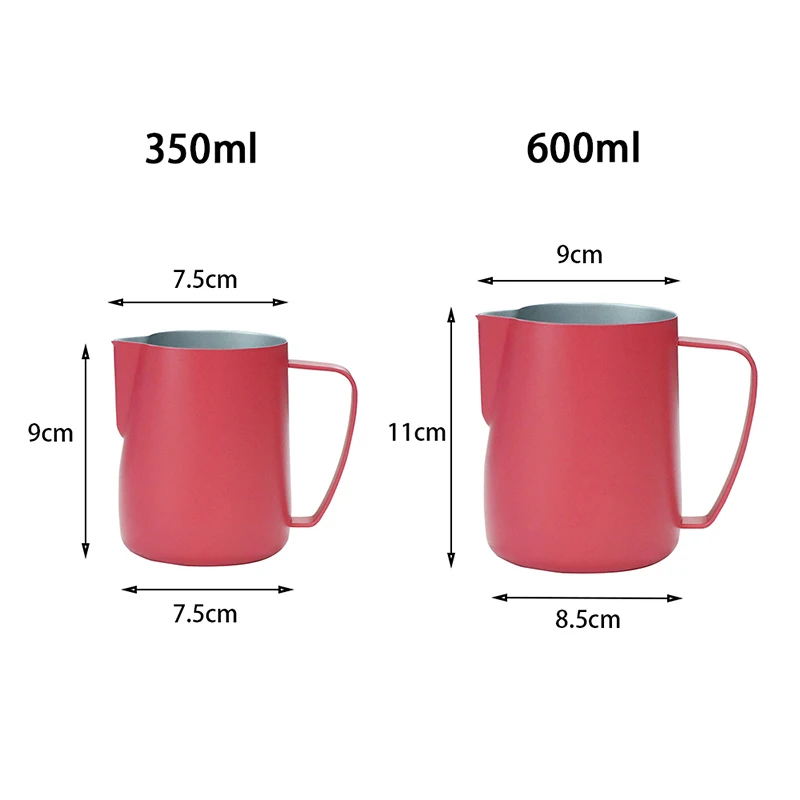 

Milk Jug 0.3-0.6L Stainless Steel Frothing Pitcher Pull Flower Cup Coffee Milk Frother Latte Art Milk Foam Tool Coffeware