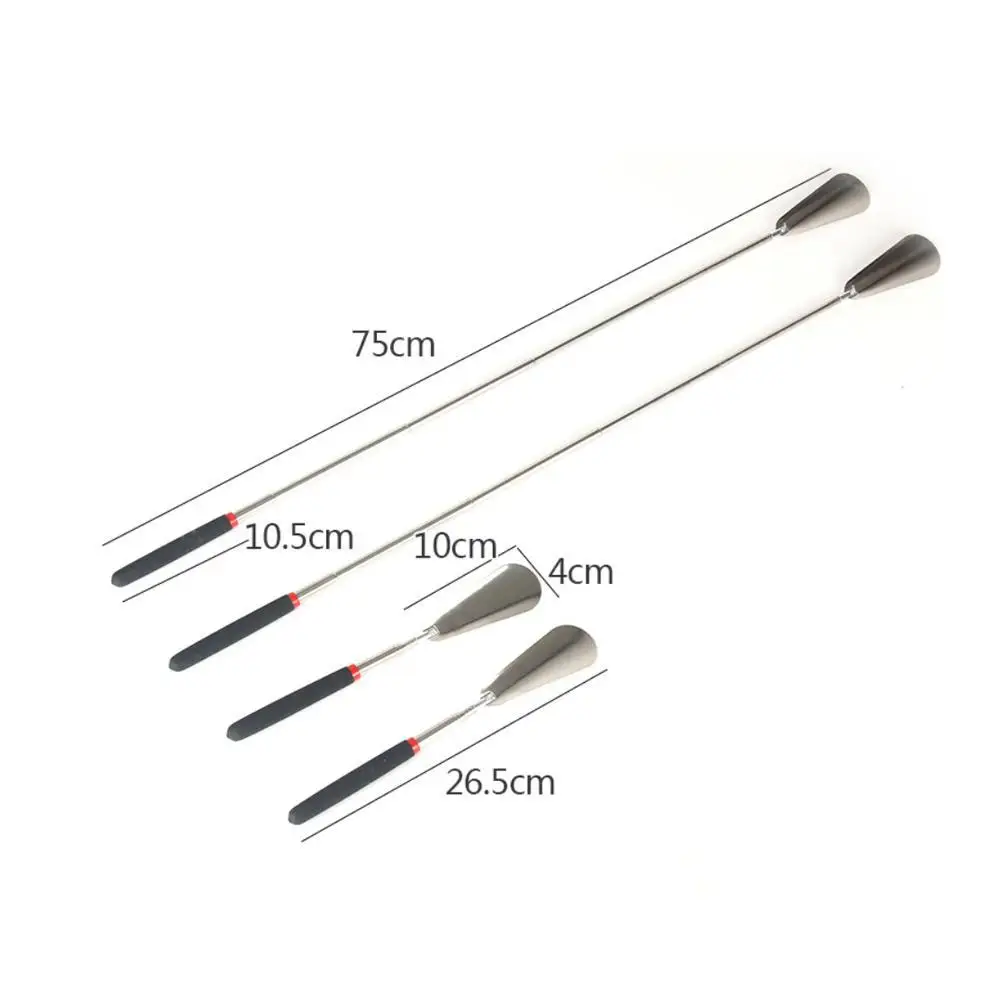 

Retractable Stainless Steel Shoe Horn Extra Long Handle Shoe Horns Stick Shoe Lifter Useful Elderly Pregnant Woman Shoe Lifters