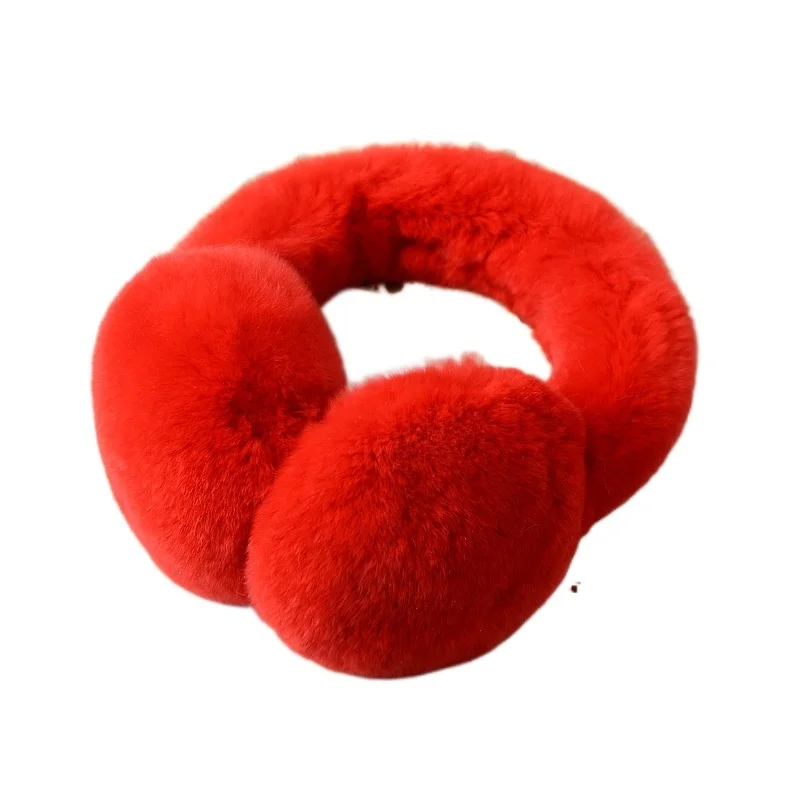 

Women's and men's winter accessories, natural rabbit skin Earmuffs, warmth, ear protection, Earmuffs, The new listing