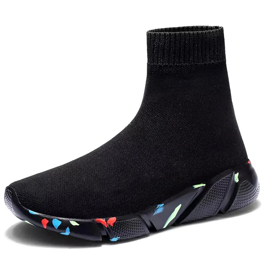 2021 воздухопроницаемой пяткой женская обувь до колена носки Женские кроссовки