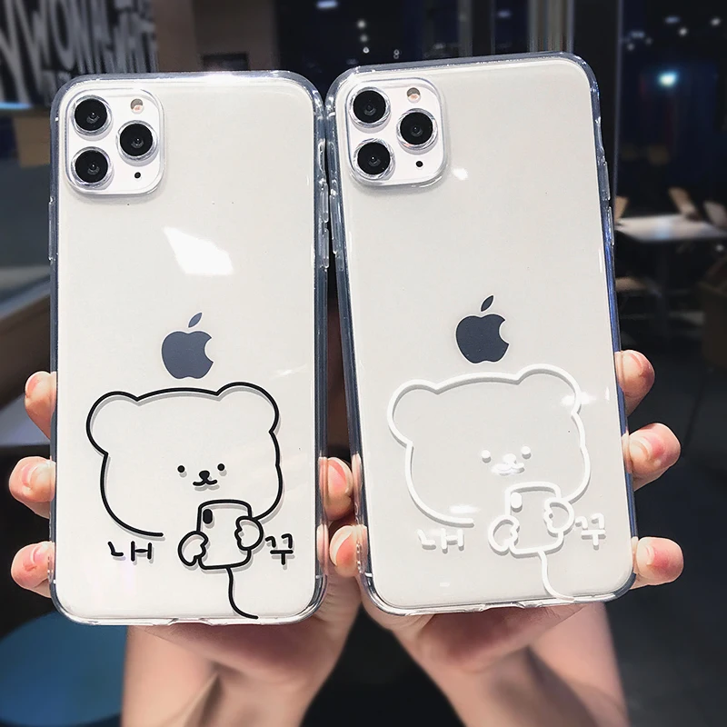 Прозрачный чехол для iPhone 11 Pro Max X XS XR 12 Mini 7 8 plus|Бамперы| |