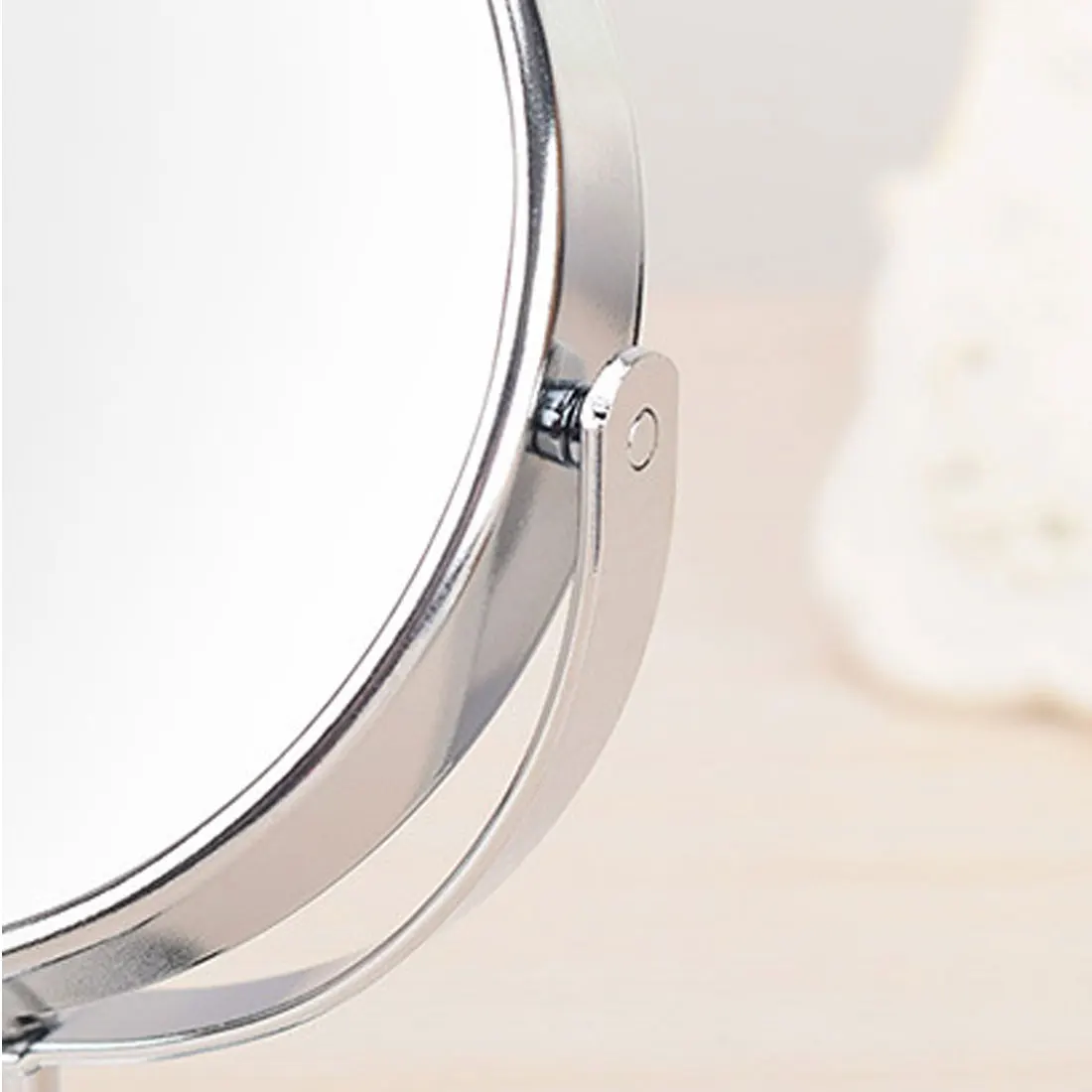

Hot 1x/3X Magnification Circular Make Up Mirrors Holder Cosmetic Double-Sided Desk Mirrors 8cm Women Ladies Home Bathroom Use