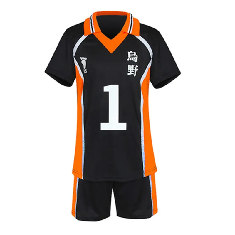 Haikyuu Cosplay Костюм Karasuno старшая школа волейбол клуб Hinata Shyouyou Kageyama Tobio спортивная