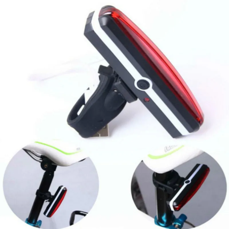 

Новый велосипедный длинный задний светильник с USB зарядкой для горного велосипеда, водонепроницаемый светодиодный предупреждающий светил...