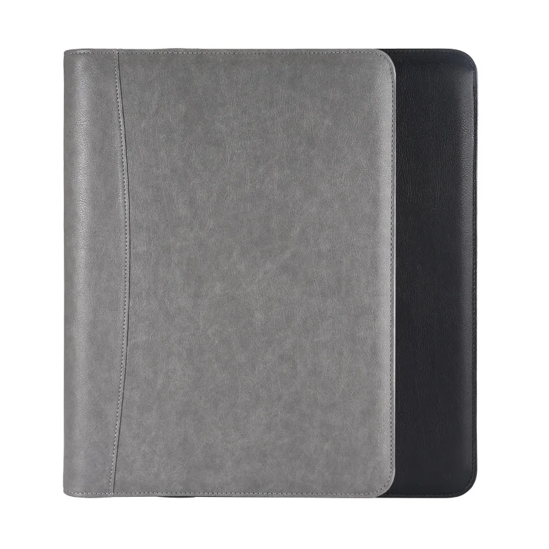 a4 file organizer phone holder document bag pu leather business folder manager conference calculator memo school office supplies free global shipping