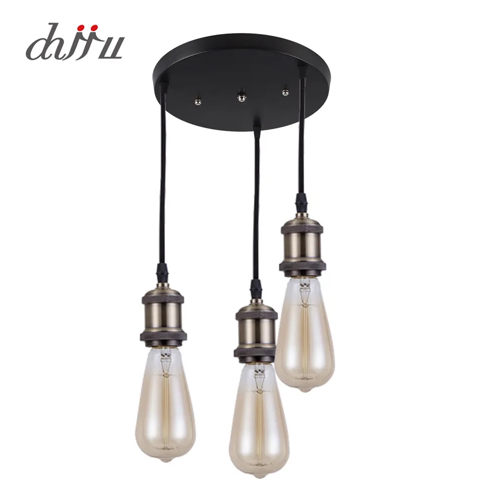 Винтажная основа для лампы Эдисона алюминиевая Подвесная лампа в стиле лофт