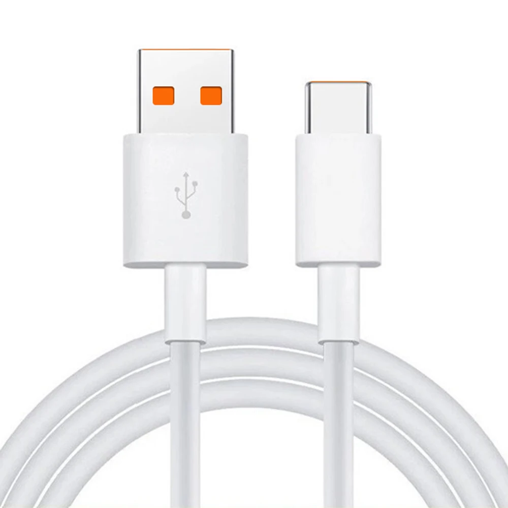 Оригинальный зарядный кабель Xiaomi 6A Turbo USB Type-C 1/1 5/2 м для Poco M3 X3 NFC Mi 11 10 Pro Black Shark 3 Redmi