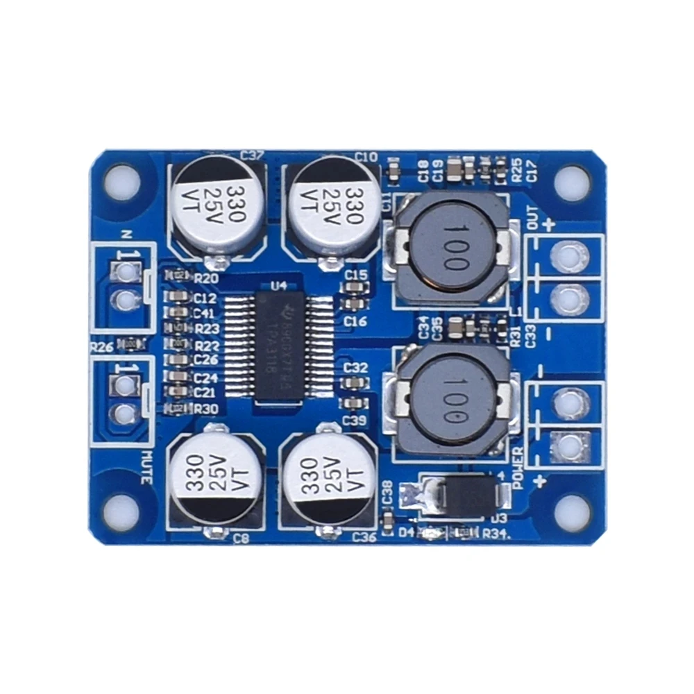 Плата цифрового усилителя TPA3118 PBTL 1X60W 12V 24V 1 шт. | Электронные компоненты и