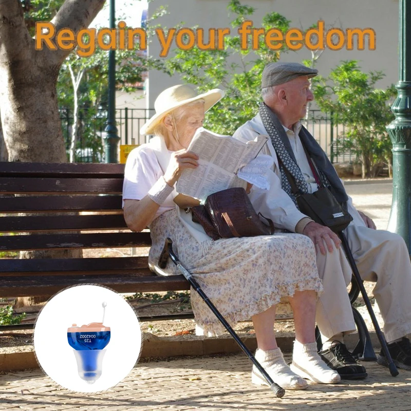 Цифровой слуховой аппарат аудиофоны 6 канальный Шум шумоподавления T25 кВт