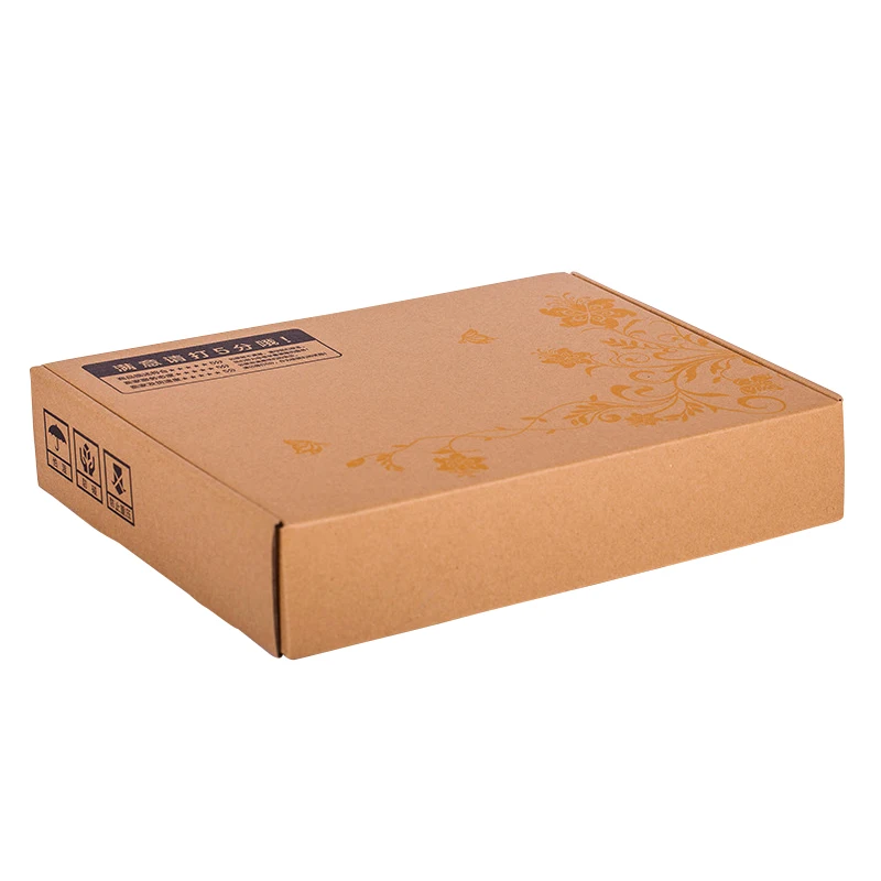 Wholesale custom size printing logo cardboard clothing packaging corrugated shipping paper box | Дом и сад