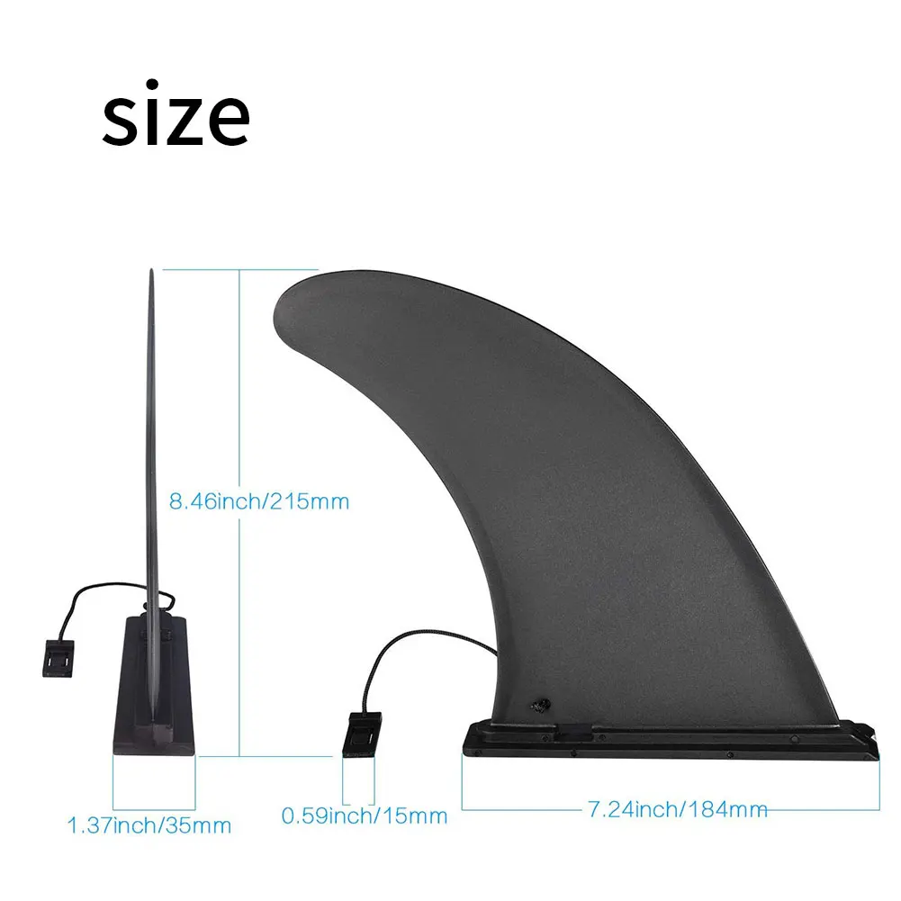 

Surfboard Fin Paddle Surf Fin Paddleboard Fin Surfing Surf Side Small Water Fin for Paddle Board Stability Centrale Fin Side