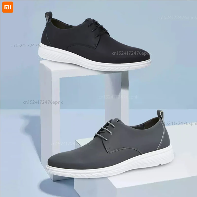 

xiaomi mijia cowhide lightweight shock-absorbing casual shoes men's business leather shoes comfortable casual shoes high quality