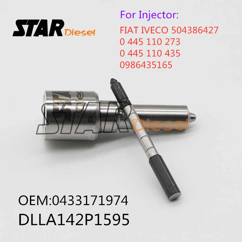 

Наконечник форсунки дизельного топлива STAR DLLA142P1595 0433171974, автозапчасти для FIATT IVECO 504386427 0986435165 0445110273