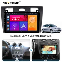 for ford fiesta mk5 2002 2008 2 din car radio android multimedia player gps navigation ips screen dsp 9 inch