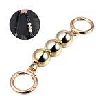 Ремешок-удлинитель для сумок с имитацией жемчуга и бусинами