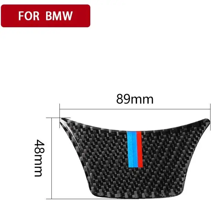 Наклейка на руль из углеродного волокна м-образный знак эмблема 3D Автомобильная