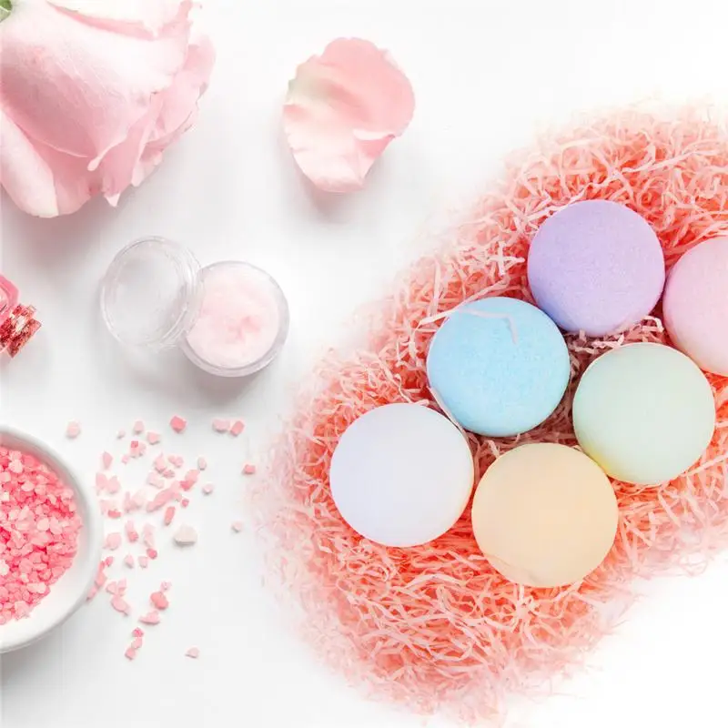 6 шт органическая соль для ванны простота расслабиться Эфирное 매화와토군 бомбы |