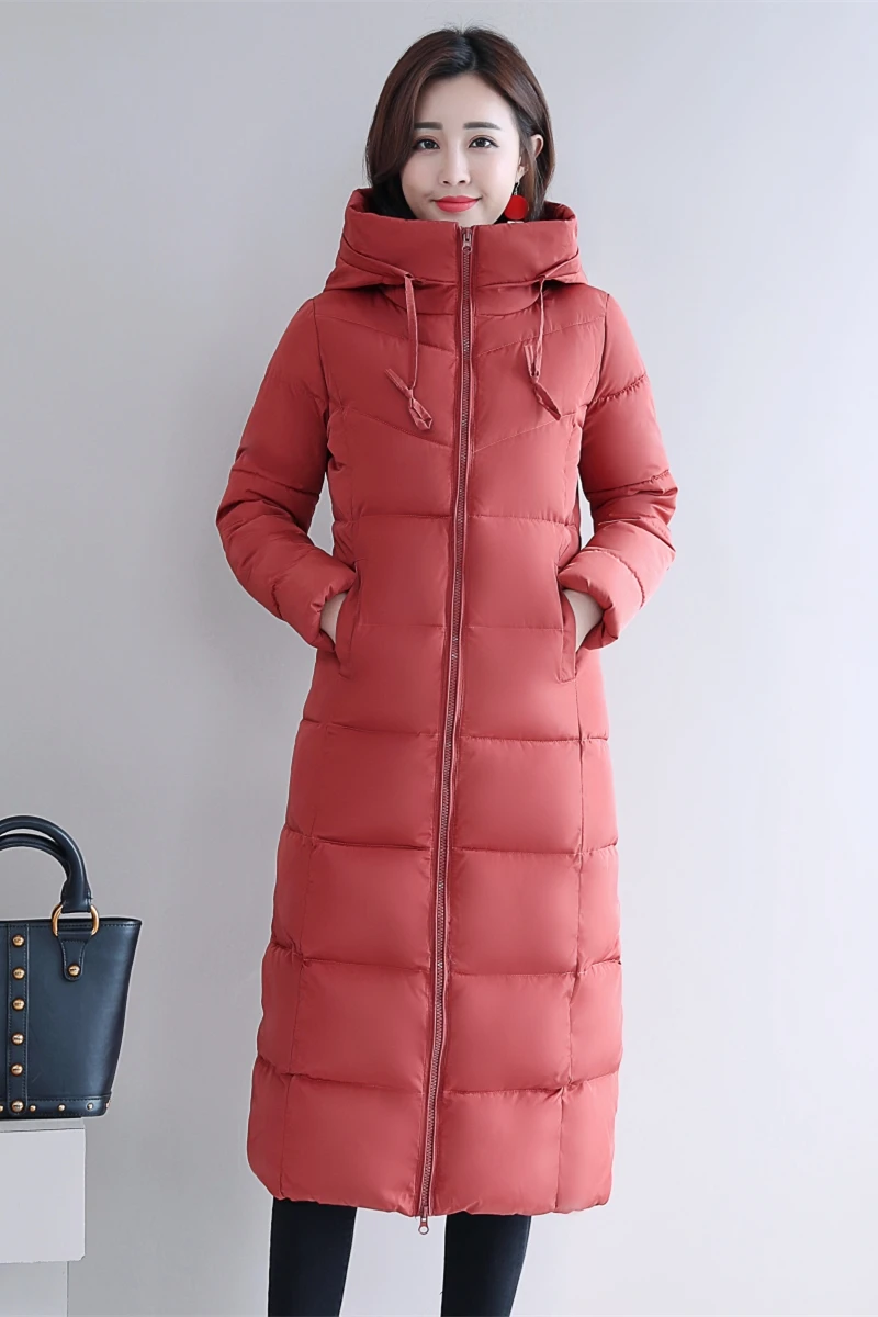 

Sent within 12h Large M-6xl Woman Jacket Winter Down Parkas Coats Lengthen Warm Quilted Cotton Jacket for Women Hooded Outwear