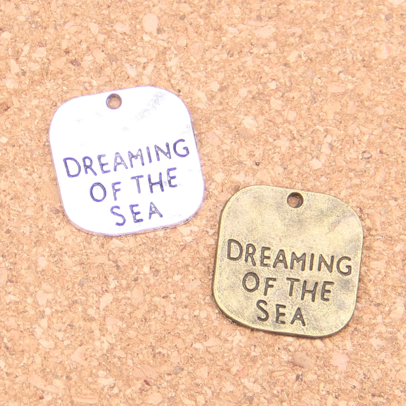 

58 шт амулеты мечты о море 19 мм старинные подвески, Винтажные Ювелирные изделия из тибетского серебра, DIY для браслета ожерелье