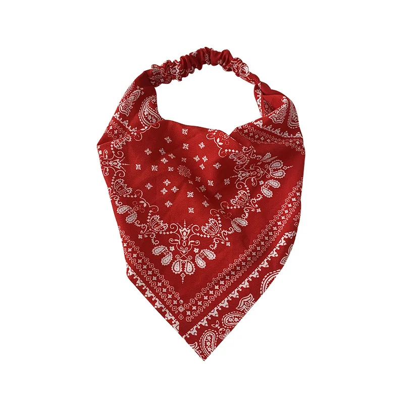 

Vintage Bohemian Bandana Women Print Elastic Hair Bands Headband Turban Hairband Bandeau Scarf Headwear