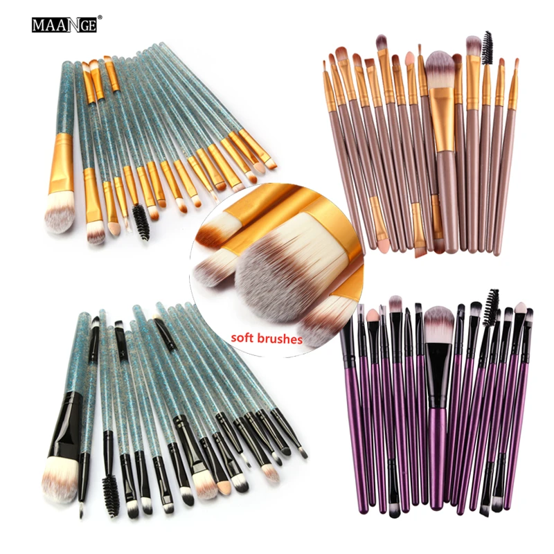 15 шт. Профессиональные кисти для макияжа|Аппликатор теней век| |