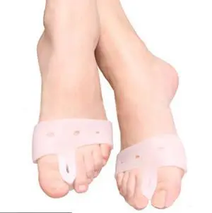 

2PCS Toe Separator Bunion Adjuster Toe Valgus Guard Feet Care Silicone Gel Foot Fingers Thumb Valgus Protector Hot