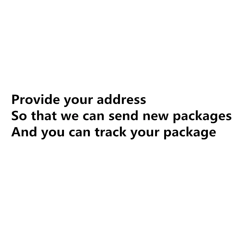 Решить все для вас повторно предоставить новый код отслеживания| |