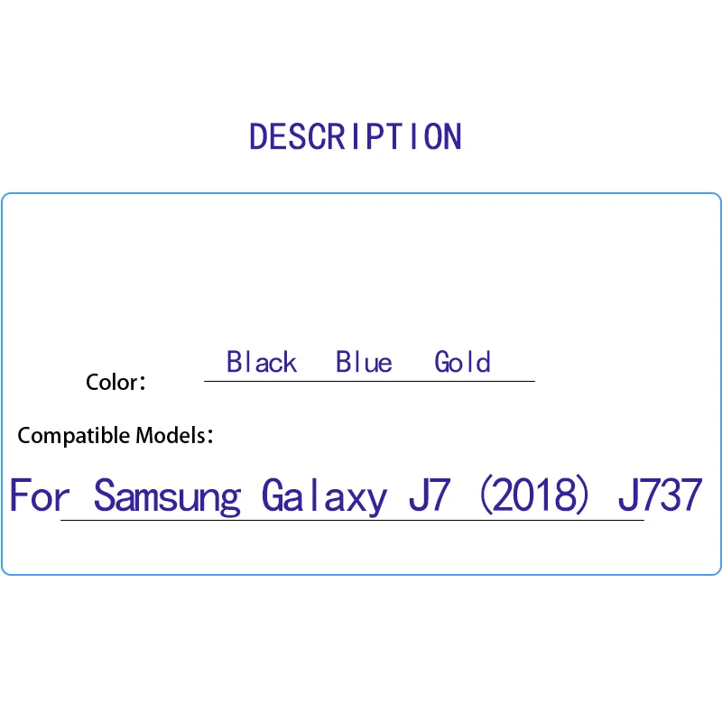 

For Samsung Galaxy J7 2018 LCD Display Touch Screen Digitizer Replacement For Samsung J737 J737F Lcd Screen