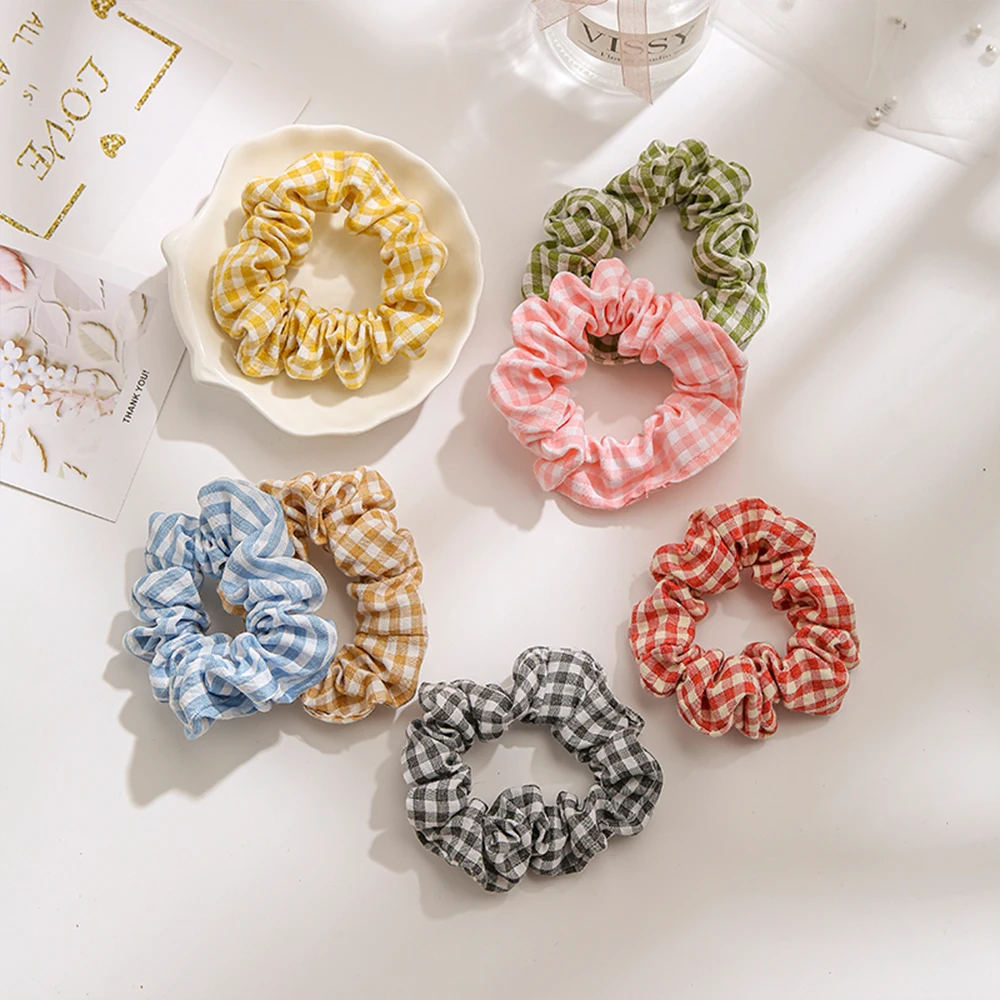 Резинка для волос Женская в полоску 3 5 дюйма эластичная ручной работы |