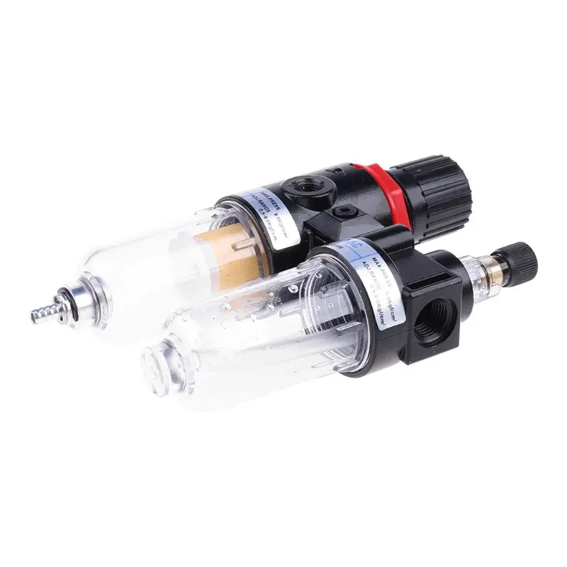 

P82B G1/4'' In line Air Compressor Filter Regulator Gauge Trap Oil Water 1.0MPa
