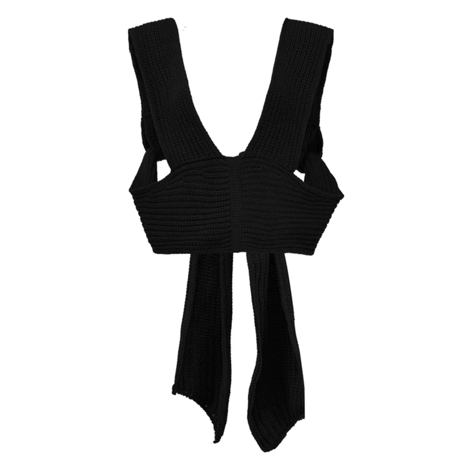 2025 New DIY Style Knitted Tank Top Sweater Female Streetwear Fashion High Waist Camisole Women Sexy Backless Bandage Tops 30 2025 New DIY Style Knitted Tank Top Sweater Female Streetwear Fashion High Waist Camisole Women Sexy Backless Bandage Tops