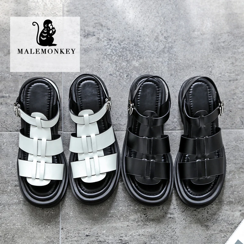 

Black Summer Women Sandals 2021 Casual Roman Style Round Toe Ladies Breathable Comfortable Fashion Ladies Sandals