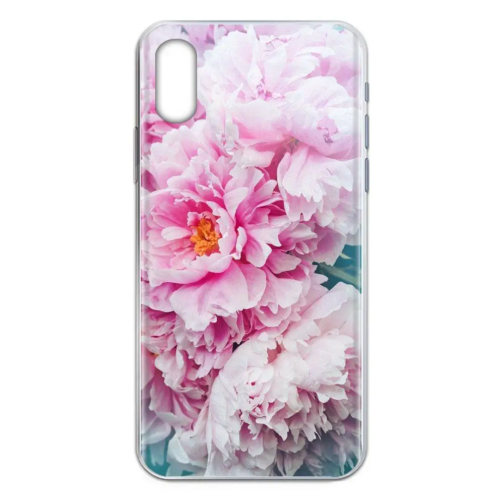 Фиолетовый летний постер с лавандой и пионами для Sony Xperia Z Z1 Z2 Z3 Z4 Z5 compact Mini M2 M4 M5 T3 E3
