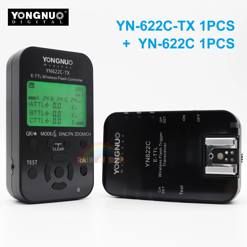 Беспроводная YONGNUO E TTL триггером вспышки YN622C KIT контроллера передатчика TX +