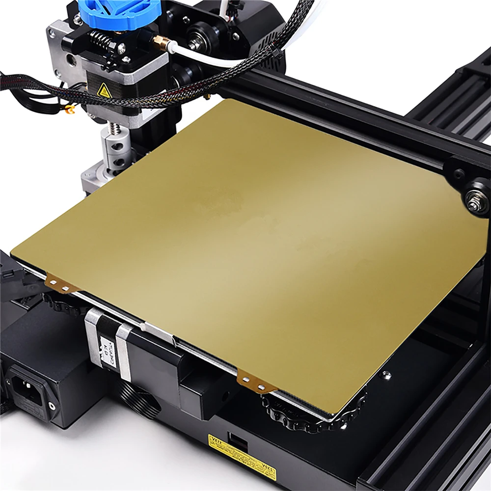 

JanusBPS Spring Steel PEI Build Plate Heated Bed 235*235mm Magnetic Base For Creality ENDER-3/ 3S/ 3 Pro/Ender-5 Te 3D Printer
