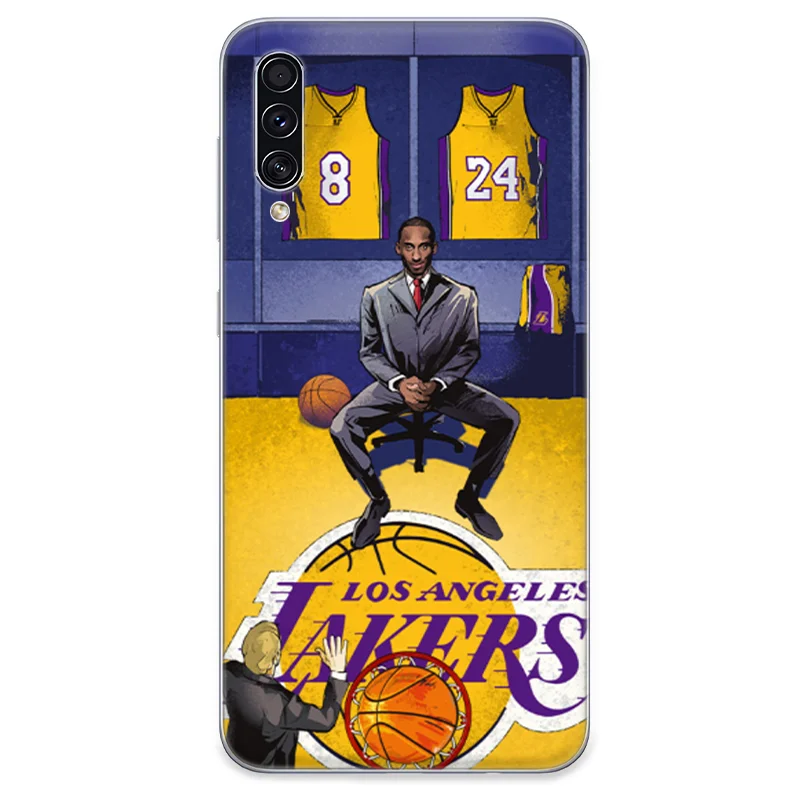 

basketball player Silicone phone Case For Samsung Galaxy A51 A71 A50 A70 A20 A30 A40 A10 A20E J4 J6 A6 A8 A7 A9 2018 Cover