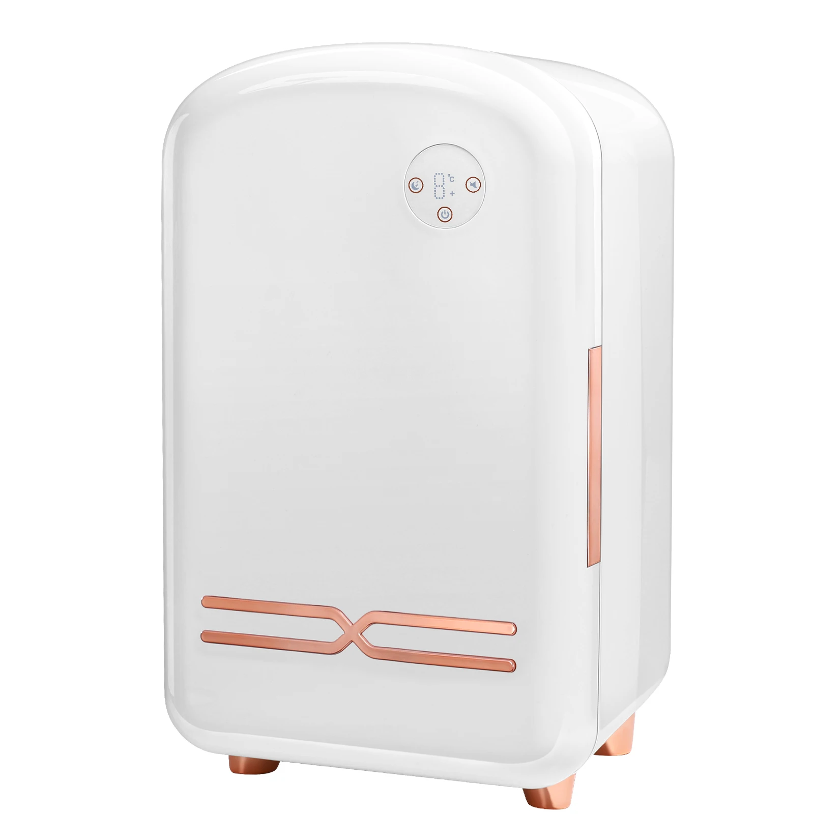 

12L Mini Makeup Fridge Portable Cosmetic Refrigerator Compact Glass Panel Led Light Skincare Preservation Home Car Use