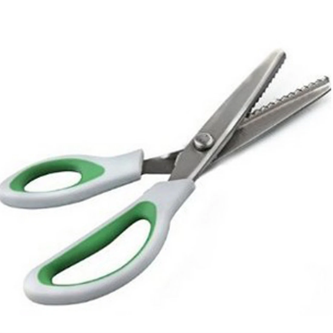 

Fashion sewing scissors leather craft fabric decoration tools textile white and green cut flannel scissors sewing tools
