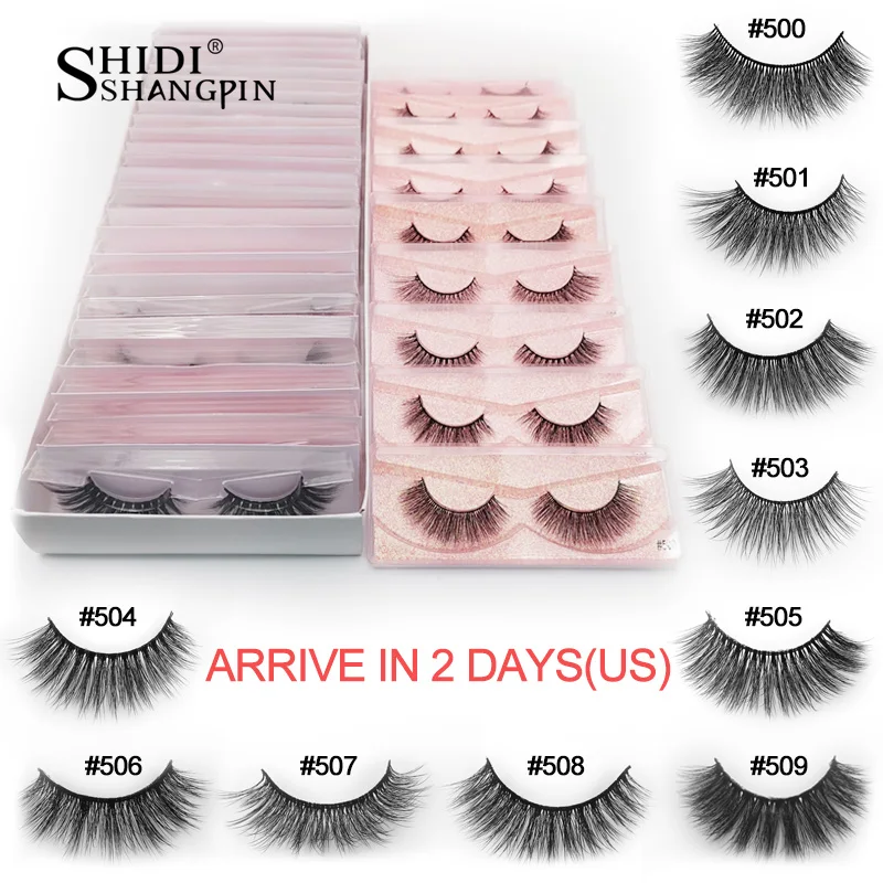 Объемные ресницы оптовая продажа 4/50/100 шт натуральные длинные накладные 3d